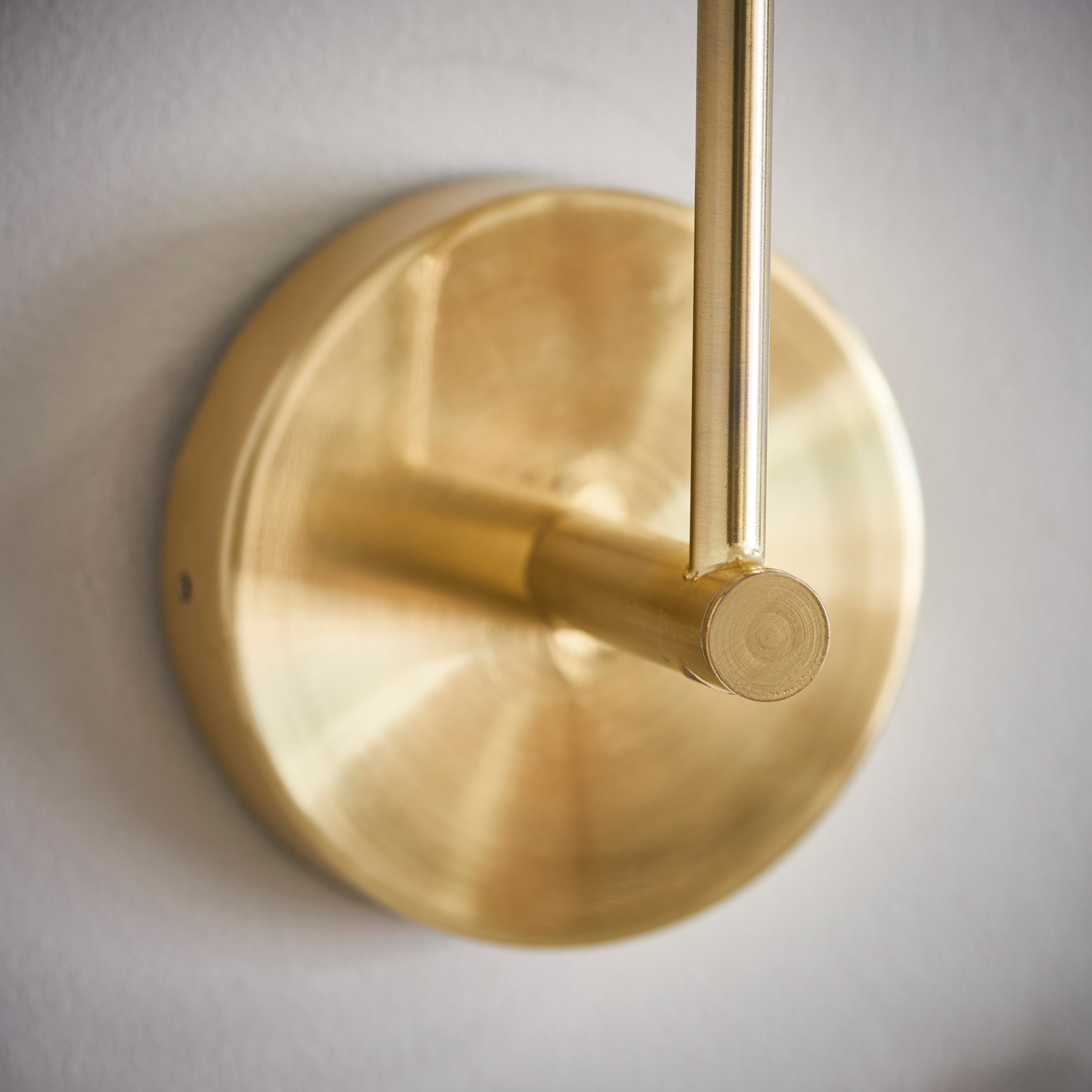 Alser Brushed Gold Orb Wall Light